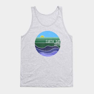 Earth Day 2019 logo tshirt transparent Tank Top